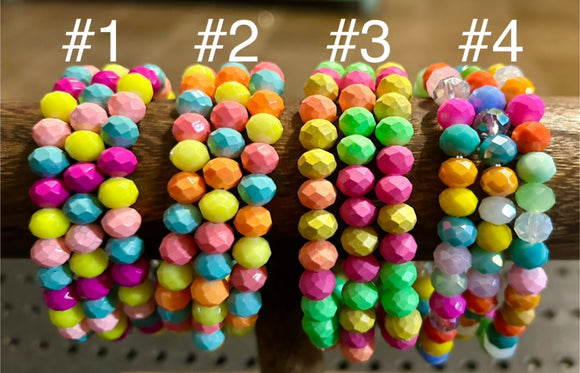 Summer Multi Colored Single Bracelets