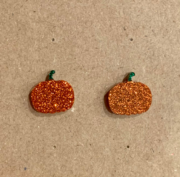 WS Pumpkin Stud Earrings
