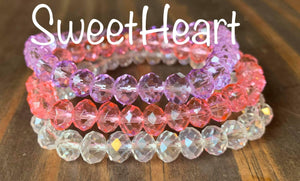 3pc Bracelet Set- “Sweet Heart”