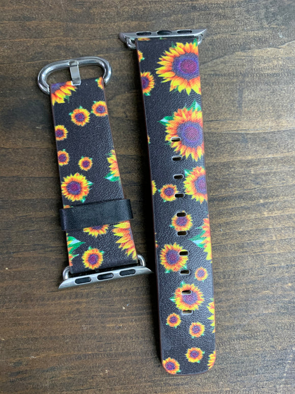 Sunflower Smart Watch Band