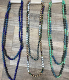 60" Crystal/Lava Bead Mix- Multiple Color Options