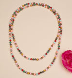 60” Beaded Wrap Necklace- Multi #39