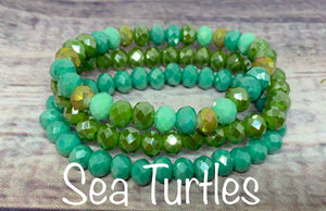 3pc Bracelet Set- “Sea Turtles”