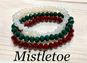 WS 3pc Bracelet Set- "Mistletoe"