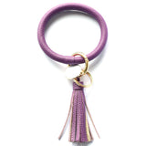 Bangle Keyring with Tassel - Solid Colors