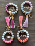 Beaded Keyring- 16 Color Options!