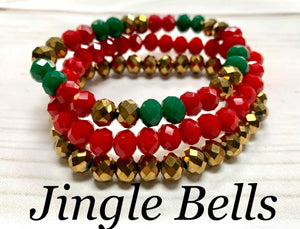 WS 3pc Bracelet Set- "Jingle Bells"