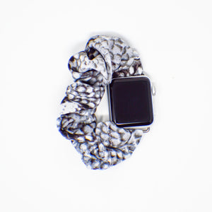 Scrunchie Smart Watch Band- Snake Print
