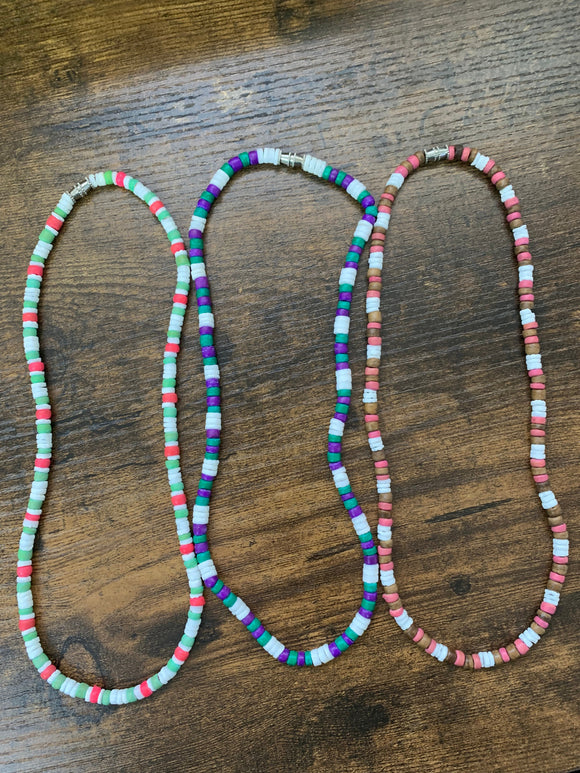 (WS) Shell Necklace- Multiple Colors