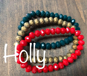 WS 3pc Bracelet Set- "Holly"