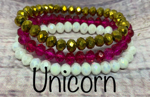 3pc Bracelet Set- “Unicorn”