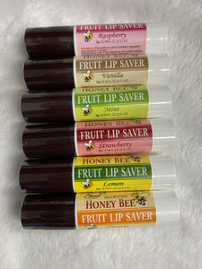 Honey Bee Fruit Lip Saver- Multiple Flavors