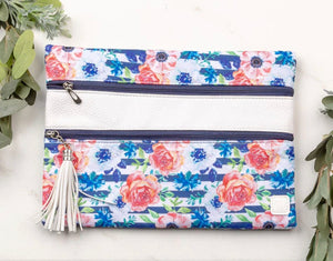 Double Zipper Versi Bag - All Around Town Floral